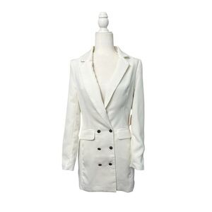 Superdown Cream Madeline Blazer Dress